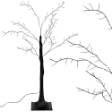 Edelman Ziemassvētku dekors Dekoratīvs koks 100LED 90CM melns Edelman Ziemassvētku dekors Dekoratīvs koks 100LED 90CM melns