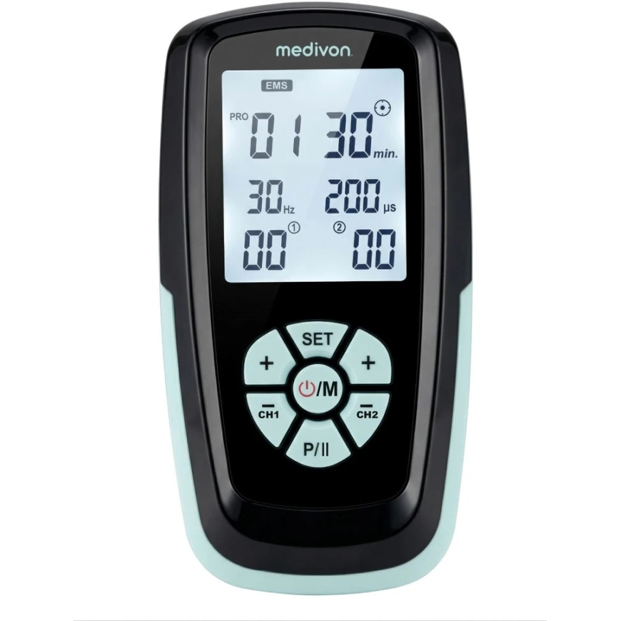 TENS Device - Medivon OdinFlex 2 Electrostimulator, TENS/EMS, 2 Channels, 24 Programs, USB-C – 2