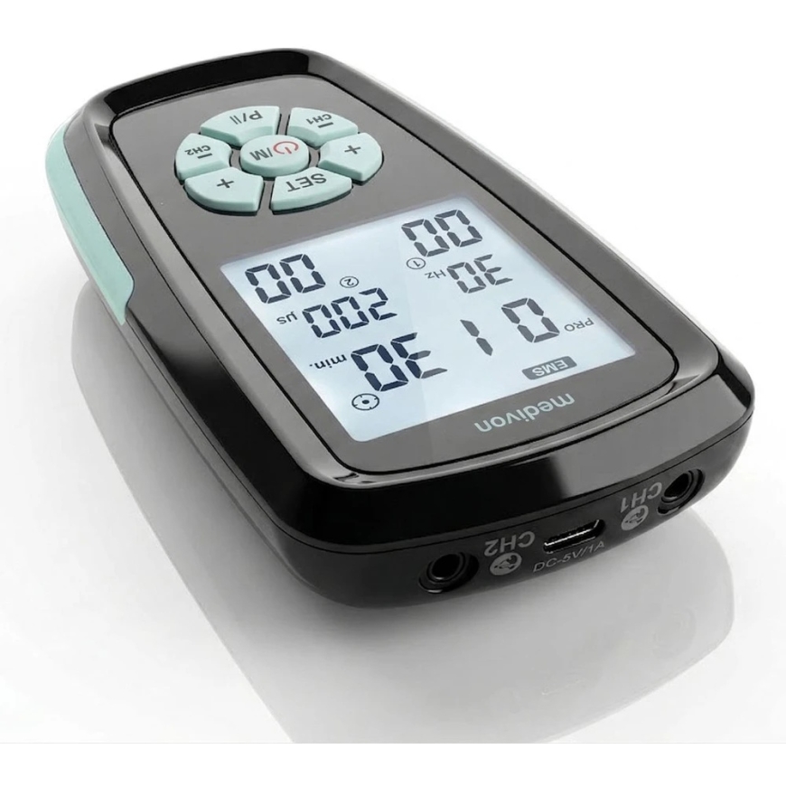 TENS-laite - Medivon OdinFlex 2 elektrostimulaattori, TENS/EMS, 2 kanavaa, 24 ohjelmaa, USB-C – 3
