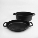Malmtasma ja grillpann ühes, 4,5 l Maestro MR-4124 Malmtasma ja grillpann ühes, 4,5 l Maestro MR-4124