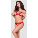 Obsessive - 870-SEC-3 2 pcs set S/M bra and thong set Obsessive - 870-SEC-3 2 pcs set S/M bra and thong set