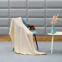 Villahuopa 130x150 cm TEESA - kerma Villahuopa 130x150 cm TEESA - kerma