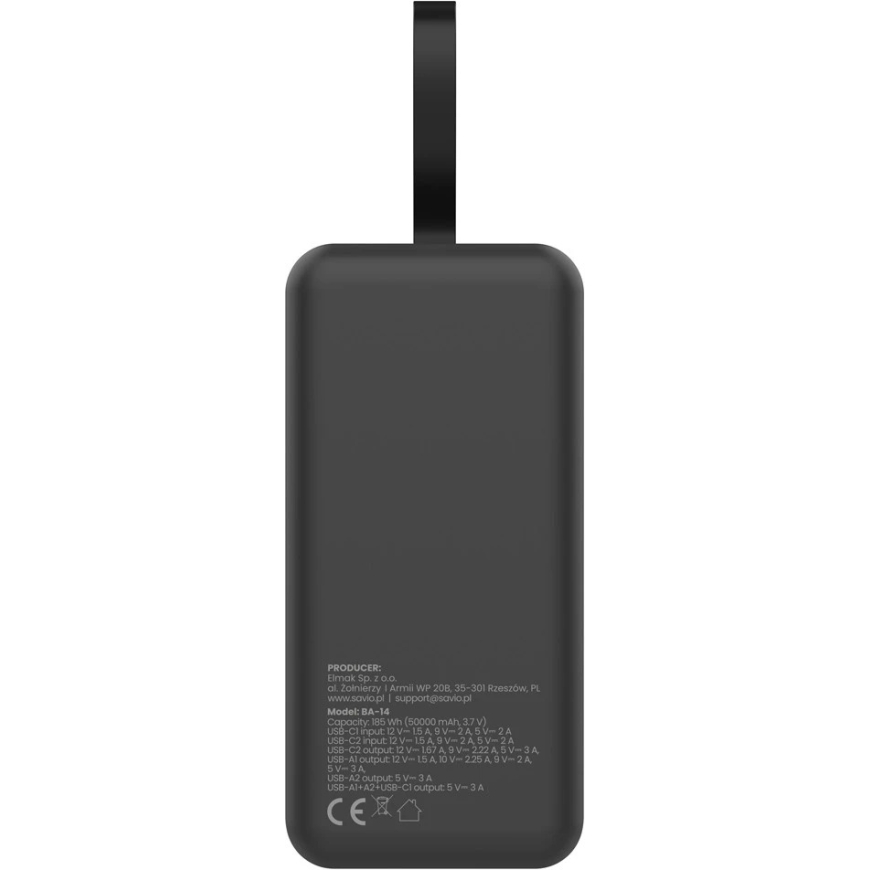 Savio BA-14 50000mAh 20W Черный – 5