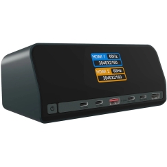 Carruzzo ICY BOX Heart Dock 2300 USB 3.2 Gen 2 (3.1 Gen 2) Type-C antrasiitti