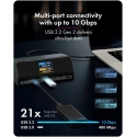 Carruzzo ICY BOX Heart Dock 2300 USB 3.2 Gen 2 (3.1 Gen 2) Type-C антрацит Carruzzo ICY BOX Heart Dock 2300 USB 3.2 Gen 2 (3.1 Gen 2) Type-C антрацит
