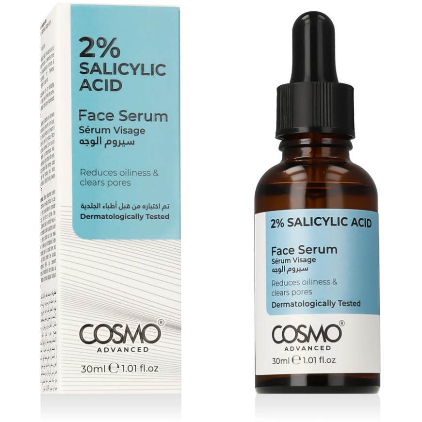 COSMO ADVANCED 2% salisyylihappo kasvoseerumi 30 ml