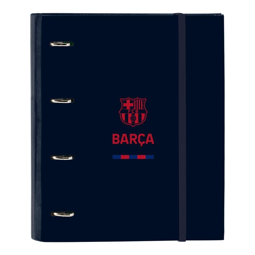 Safta Ринг-биндер F.C. Barcelona Темно-синий (27 x 32 x 3.5 см)
