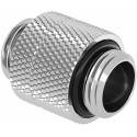 Barrow adapteris, taisns G1/4 collu vīriešu uz G1/4 collu vīriešu, rotējams – 14mm, balts-sudrabs