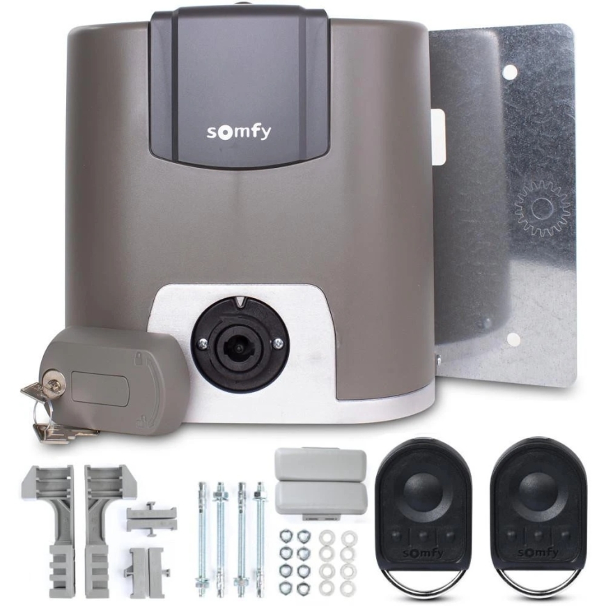 Somfy "Elixo 3S+ M IO Standard Pack" -sarja komplekti enintään 600 kg liukuportteihin
