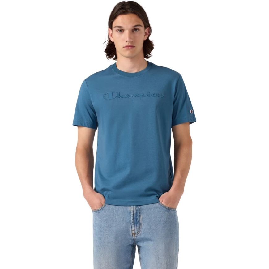 Miesten Champion SS Tee sininen 222992 BS133 (XL)