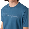 Vyriški marškinėliai Champion SS Tee mėlyna 222992 BS133 (XL)