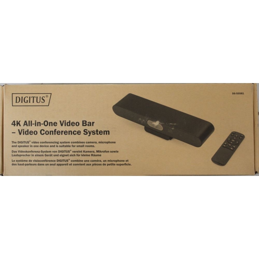 MYYTY. | 4K Kaikki-yhdessä videobar - Videokonferenssijärjestelmä | DS-55581 | DEMO | 24 kuukautta