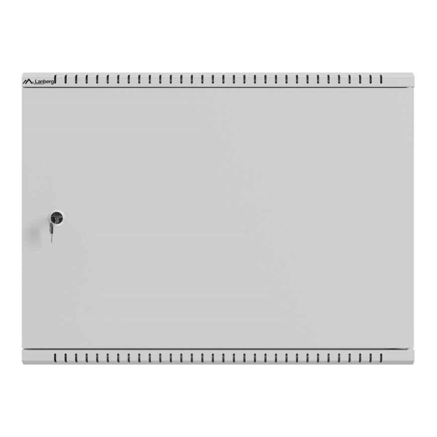 Lanberg-asennuskaappi TPR 10" & 19" verkkopaneelilla 560x420x180 harmaa (koottu) – 3