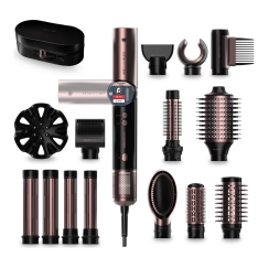 Cecotec Muotoiluharja | AirGlam 14in1 Flex Musta | Ion