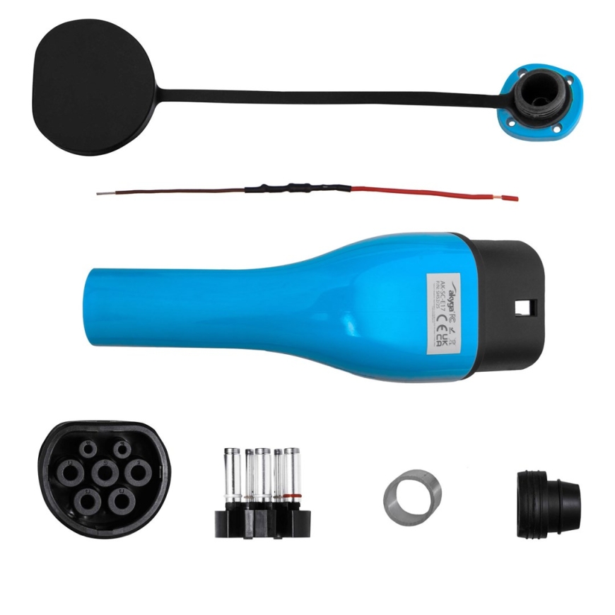 Akyga AK-SC-E17 electric vehicle charging cable Blue Type 2 No 3 0 m – 4