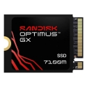 SanDisk Optimus GX 7100M 1 TB M.2 PCI Express 4.0 NVMe TLC 3D NAND SanDisk Optimus GX 7100M 1 TB M.2 PCI Express 4.0 NVMe TLC 3D NAND