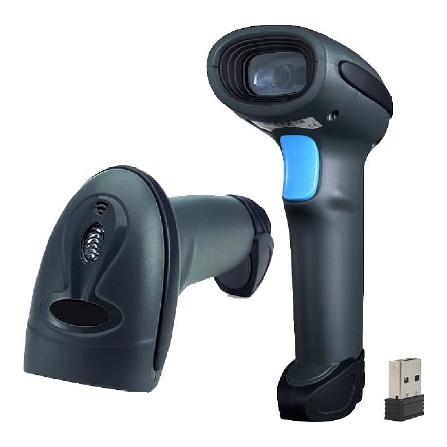 HENEX Technology HC-3208R Wireless 2D Barcode Scanner, black