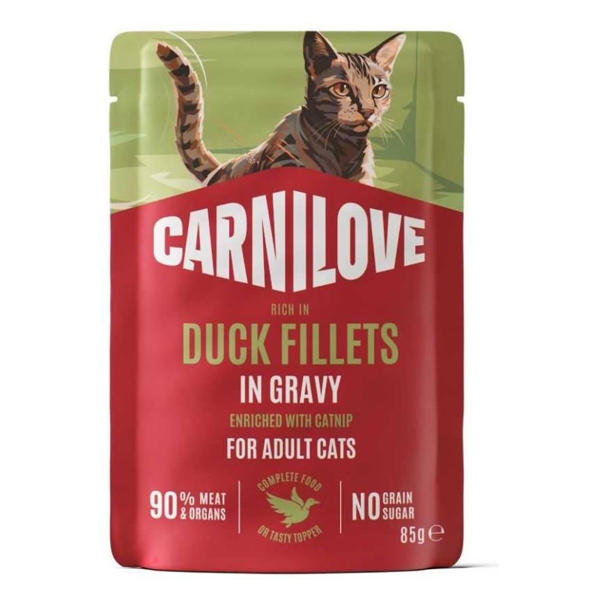 CARNILOVE Carnilove Cat Pouch Duck Catnip 85 g