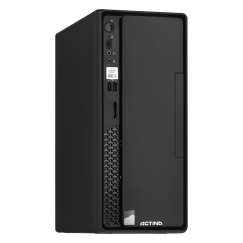 Actina 5901443334361 PC i3-12100 Mini Tower Intel® Core™ i3 8 GB DDR4-SDRAM 512 GB SSD Windows 11 Home Melns