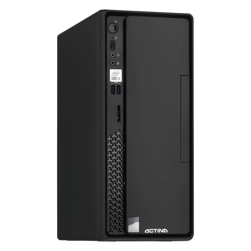 Actina 5901443334361 PC i3-12100 Mini Tower Intel® Core™ i3 8 GB DDR4-SDRAM 512 GB SSD Windows 11 Home Melns