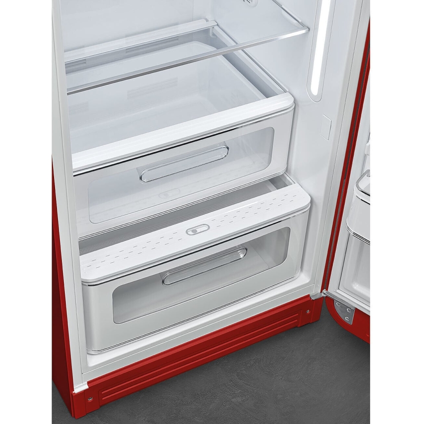 Smeg FAB28RRD5 ledusskapis, sarkans, labais – 5
