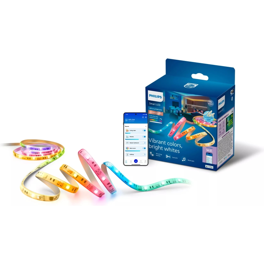 Philips Smart Lighting RGBICWW gaismas lente, 3 m – 2
