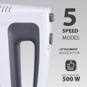 Rokas mikseris MAESTRO MR-502 500W Balts, Melns Rokas mikseris MAESTRO MR-502 500W Balts, Melns