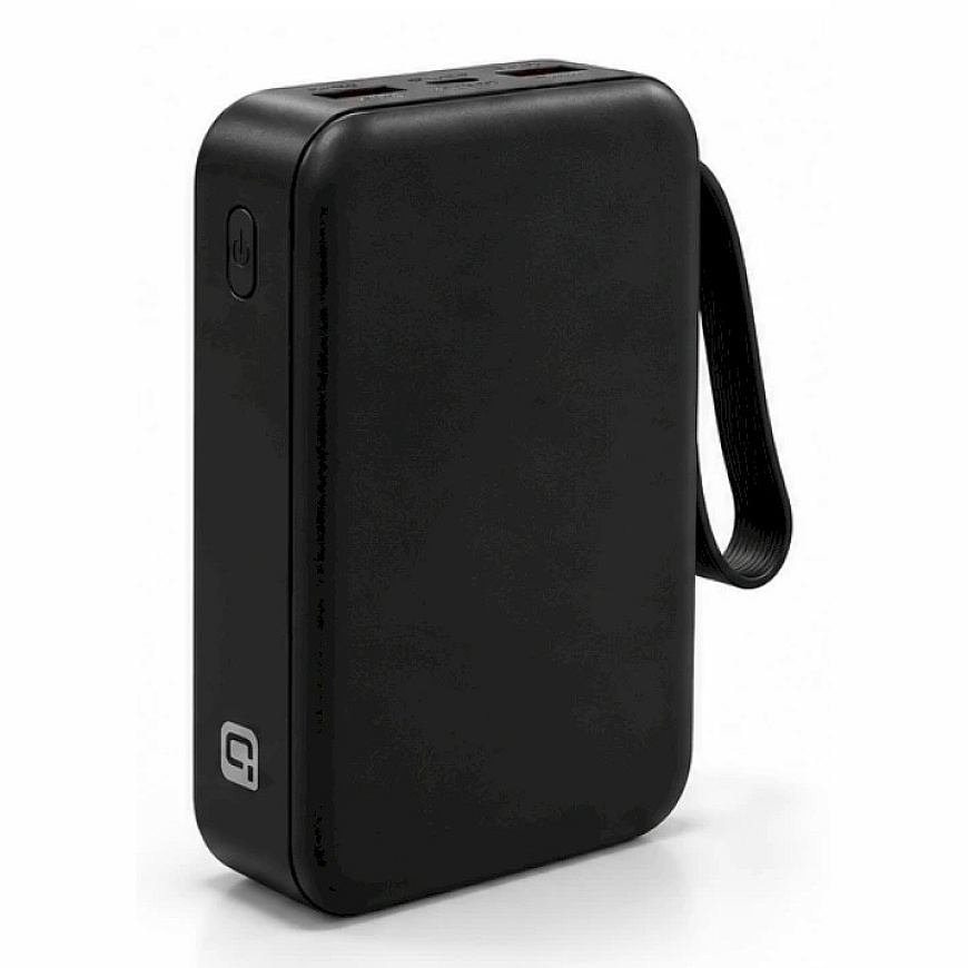 Quik Tarvikkeet QP-862 Kantohihna ulkoisella akulla 20 000 mAh / 22,5 W – 3