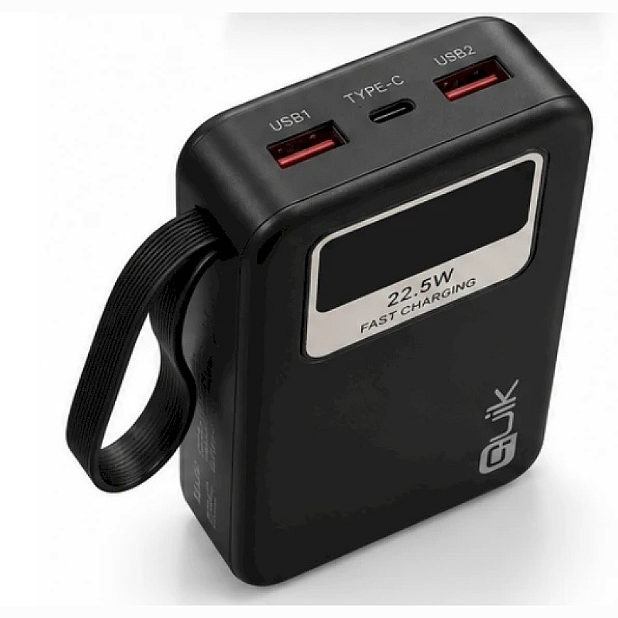 Quik Aksessuaarid QP-862 Kandmise rihm välise akuga 20 000 mAh / 22,5 W – 4