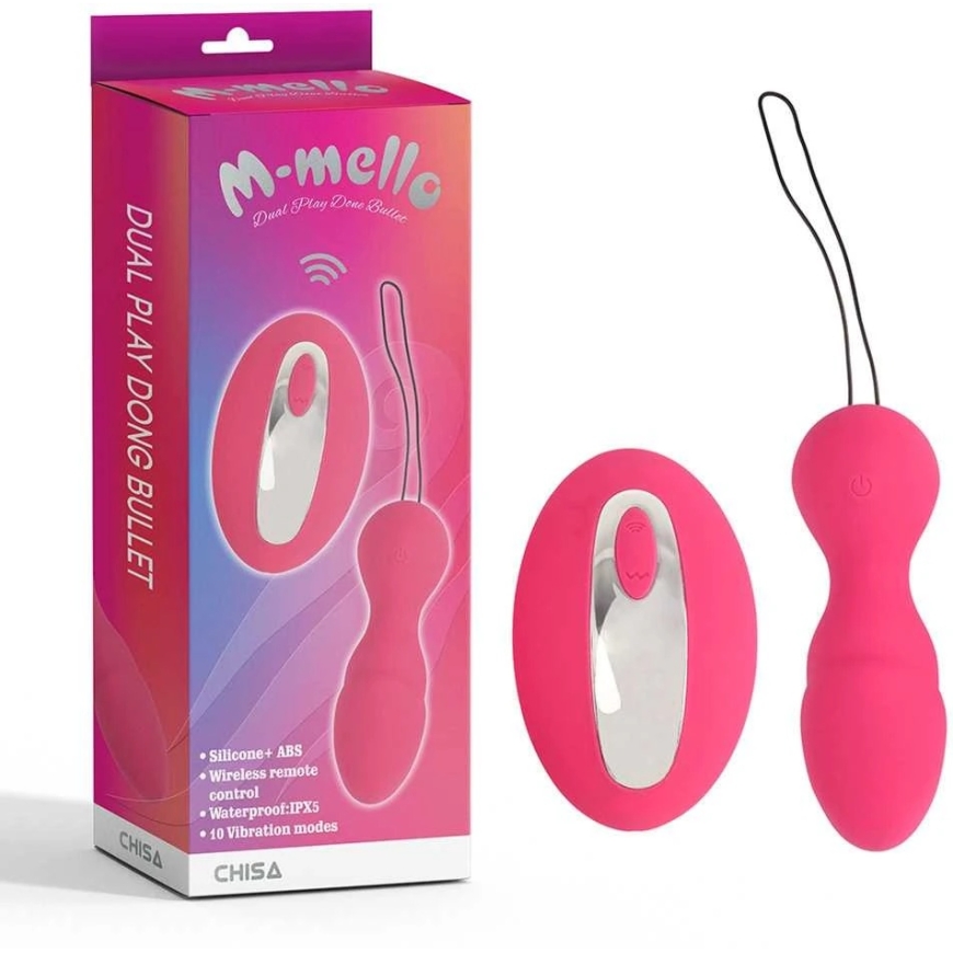 M Mello Mini rožinė penis stymulujący punkt G su pultu