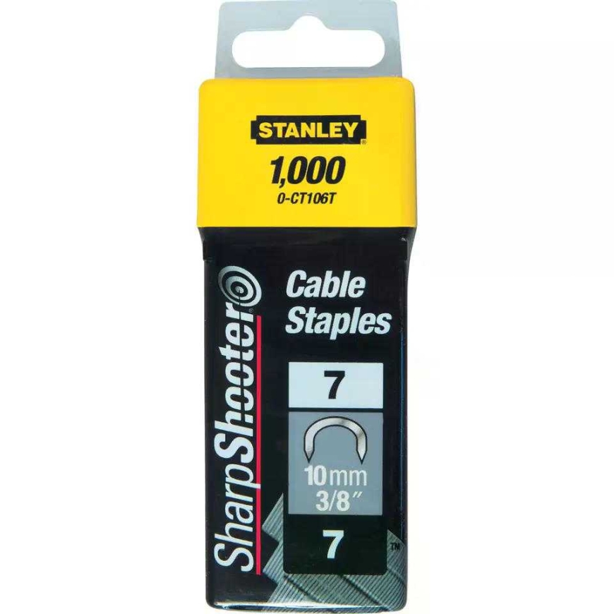 Stanley 1-CT108T kabelių segtukai - Tipas 7 (10mm 3/8)