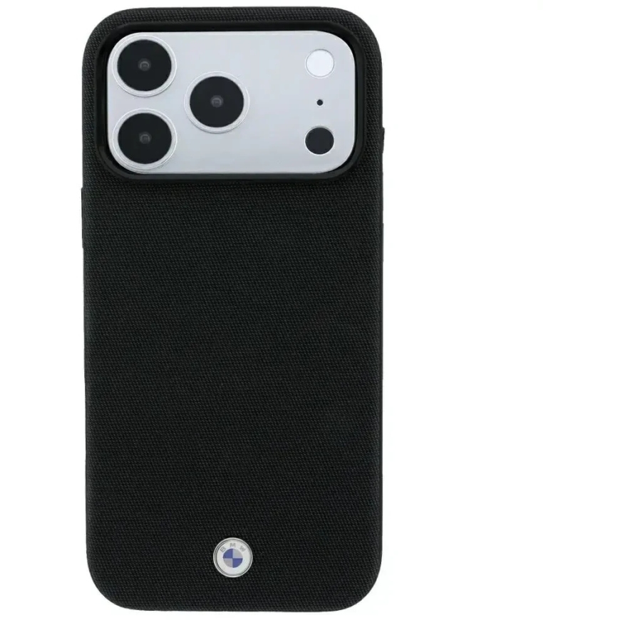 BMW Kevlar Metal Logo MagSafe чехол для iPhone 18 Pro / 17 Pro, черный – 2