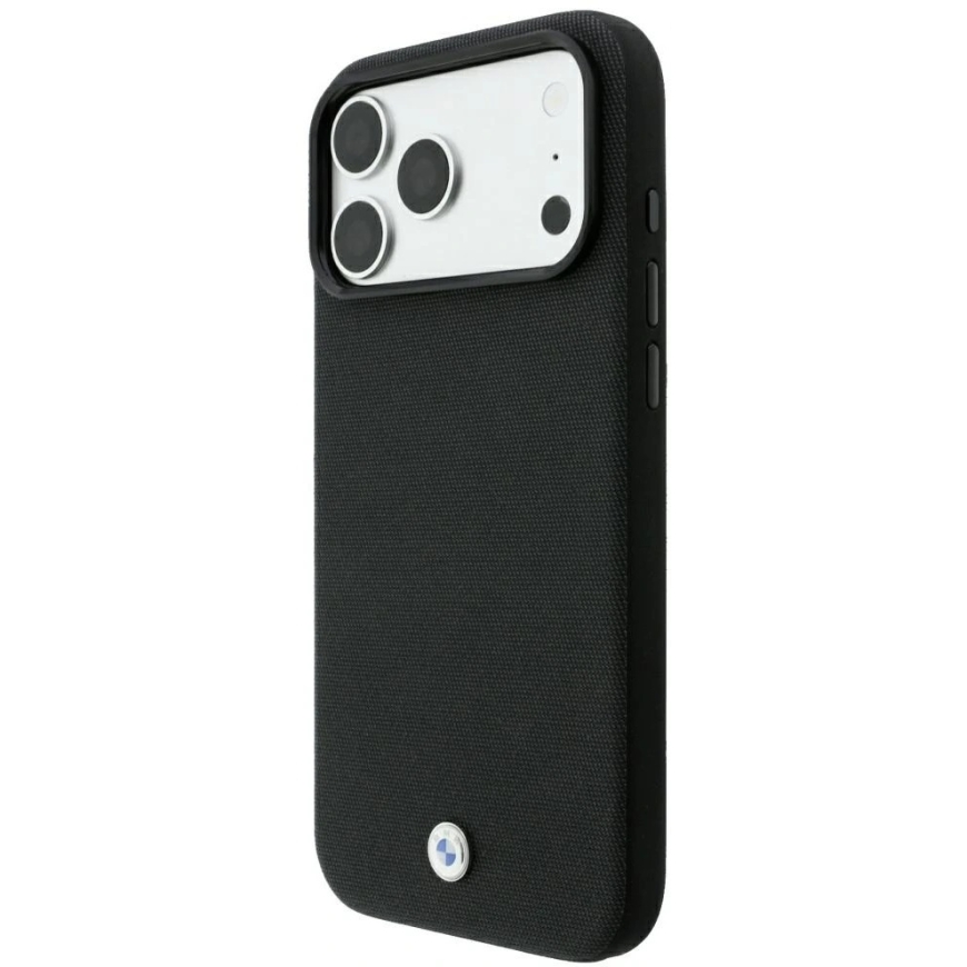 BMW Kevlar Metal Logo MagSafe чехол для iPhone 18 Pro / 17 Pro, черный – 5