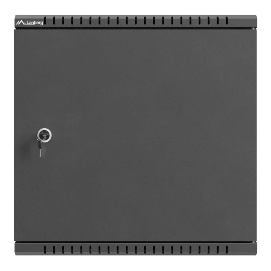 Lanberg installation cabinet TPR 10" with mesh panel 400x400x140 black (assembled) – 3