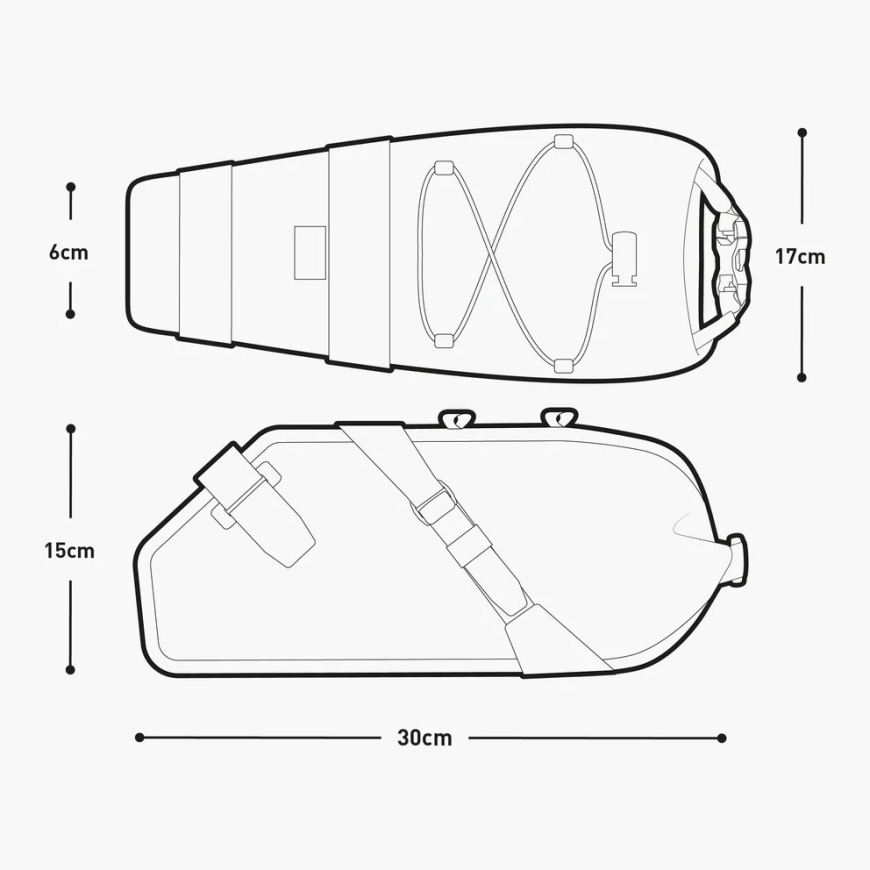 Evoc Seat Pack Ultra WP 4 sadulakott, must – 5