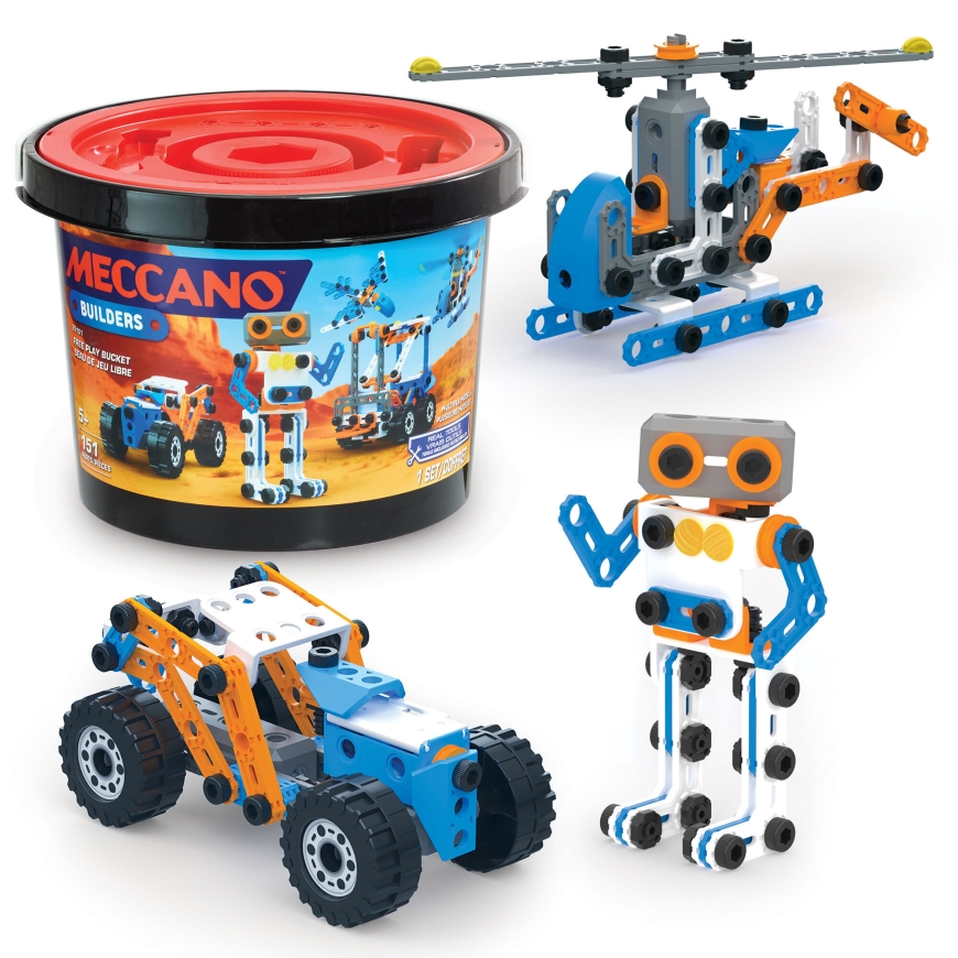 Meccano JR Free Play Bucket construction set, 150 pieces – 2