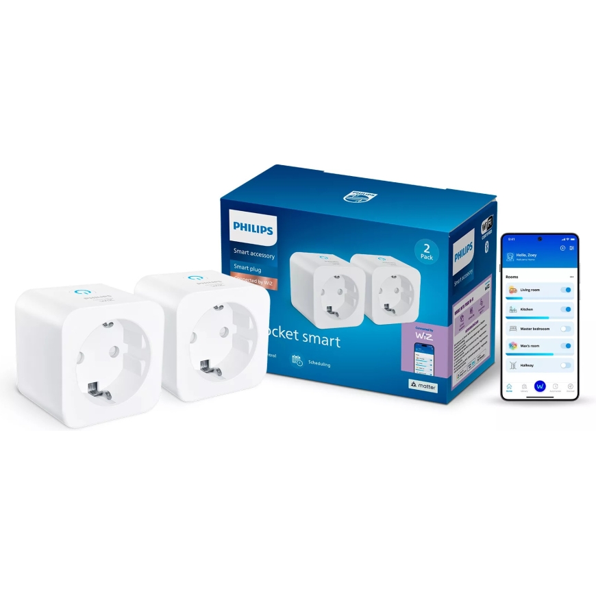 Philips Smart Lighting Smart Plug nutipistik, 2 tk – 2