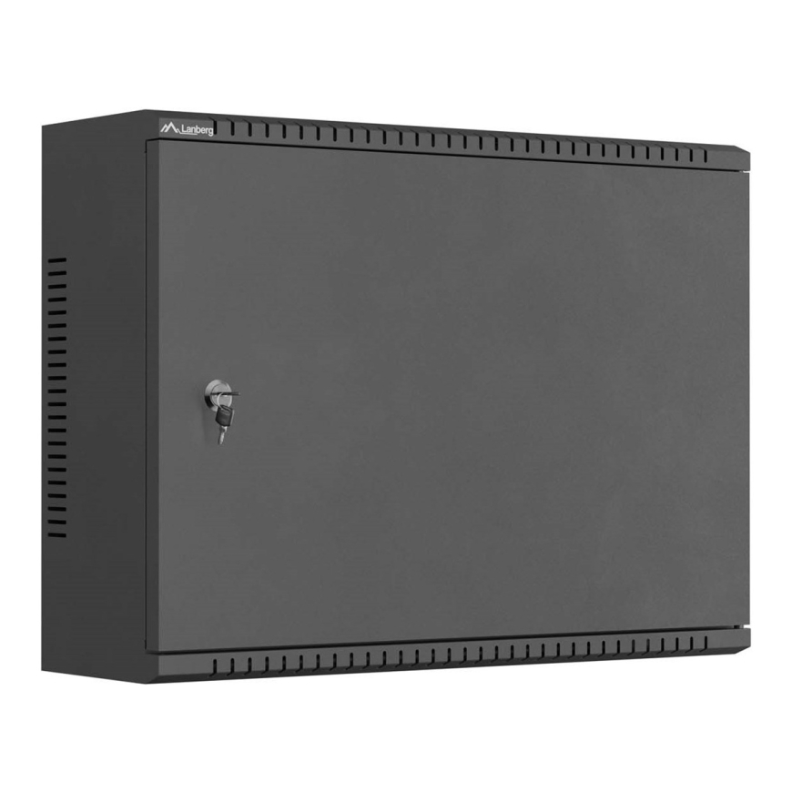 Lanberg paigalduskapp TPR 10" ja 19" koos võrgupaneeliga 560x420x180 must (kokku pandud)