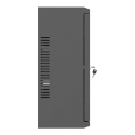 Lanberg-asennuskaappi TPR 10" ja 19" verkkopaneelilla 560x420x180 musta (koottu)