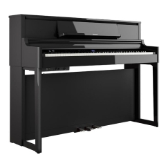 Roland LX-5-PE digitaalipiano, kiiltävä musta