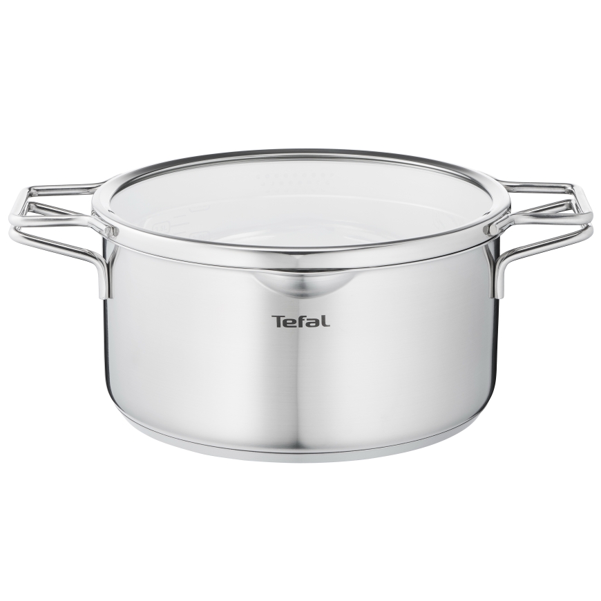 Tefal Nordica cookware set, 3-piece, stainless steel – 2