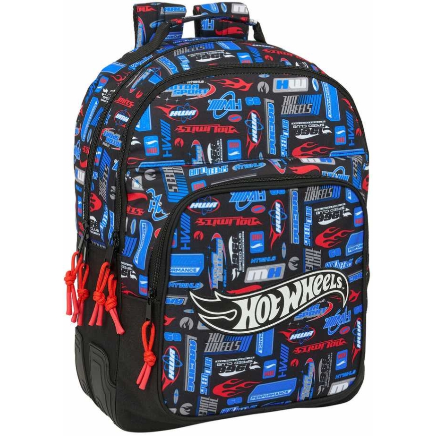 Safta Skolas soma Hot Wheels Krāsaina 32 x 42 x 15 cm