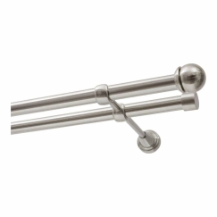 Decastyl Kaksoiskangaspidike FI 19 mm ruostumatonta terästä 400 cm Max-pallon kanssa KOWALSKI