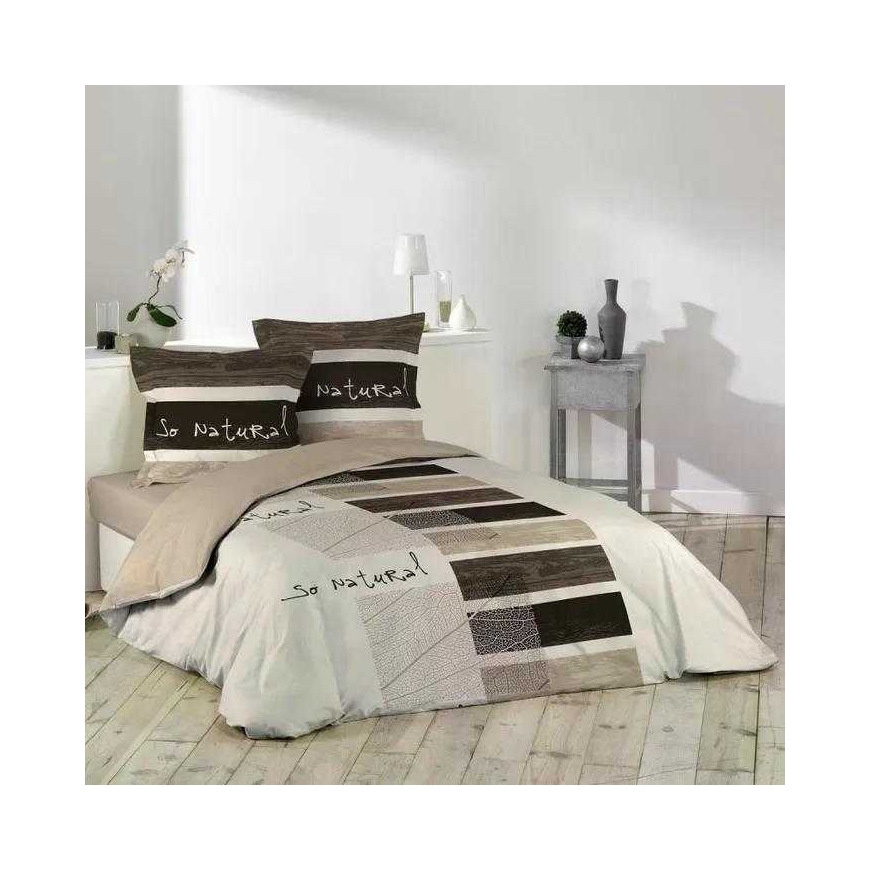 Douceur d`Interieur patalynės komplektas NATURAL 200x200cm, 63x63cm 3vnt