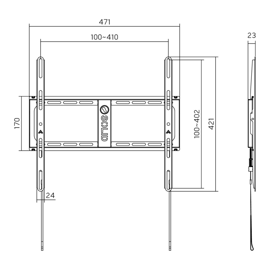 One for All TV Wall Mount 70 Solid Flat WM4415 – 5