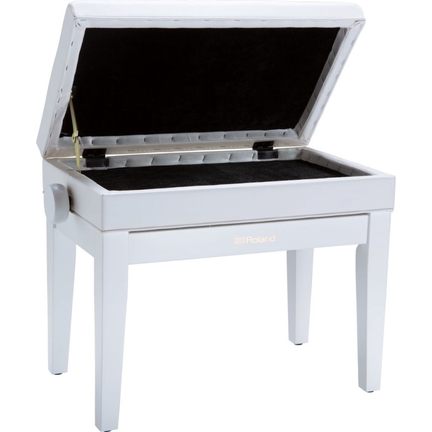 Roland RPB-400WH reguleeritav klaveripingiga, milles on hoiuruum, satiinvalge – 2