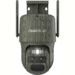 Reolink TrackMix LTE battery-powered 8 MP PTZ Auto Tracking AI camera for outdoor use, camouflage