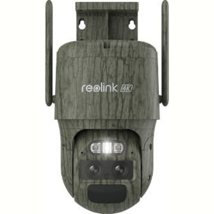 Reolink TrackMix LTE akumuliatorinė 8 MP PTZ automatinio sekimo AI kamera lauko naudojimui, kamufliažas