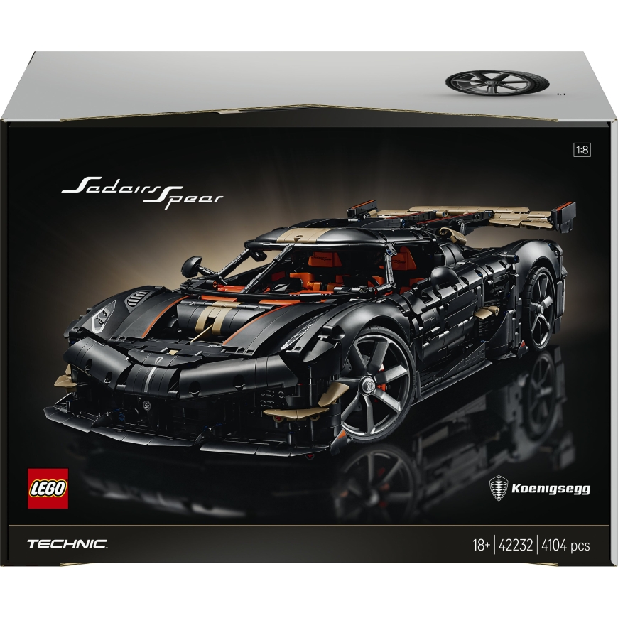 LEGO Technic 42232 Koenigsegg Sadair's Spear ‑mega-auto – 2