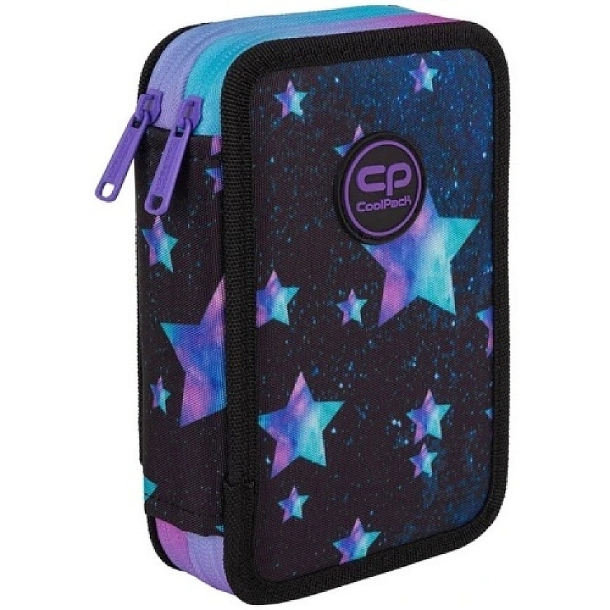 CoolPack Jumper 2 Star Night Two-Compartment Pencil Case with Accessories